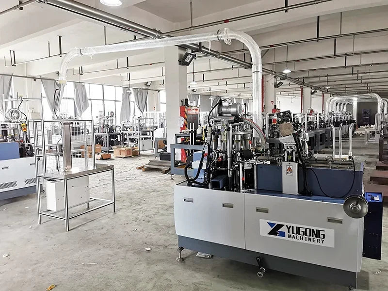 Customized Factory Direct Sales 2-16oz 80-110pcs/min Disposable Paper Cup Making Machine Price