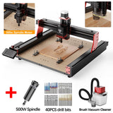 Twotrees 3-Axis/4-Axis CNC Router Milling Cutting Machine TTC450 PRO  Jewelry Engraver For Wood Acrylic PCB PVC MDF Metal