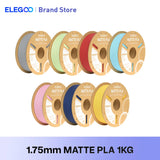 ELEGOO Multiple-Color Matte PLA Filament 1.75mm 2KG/4KG/5KG/10KG For EU US