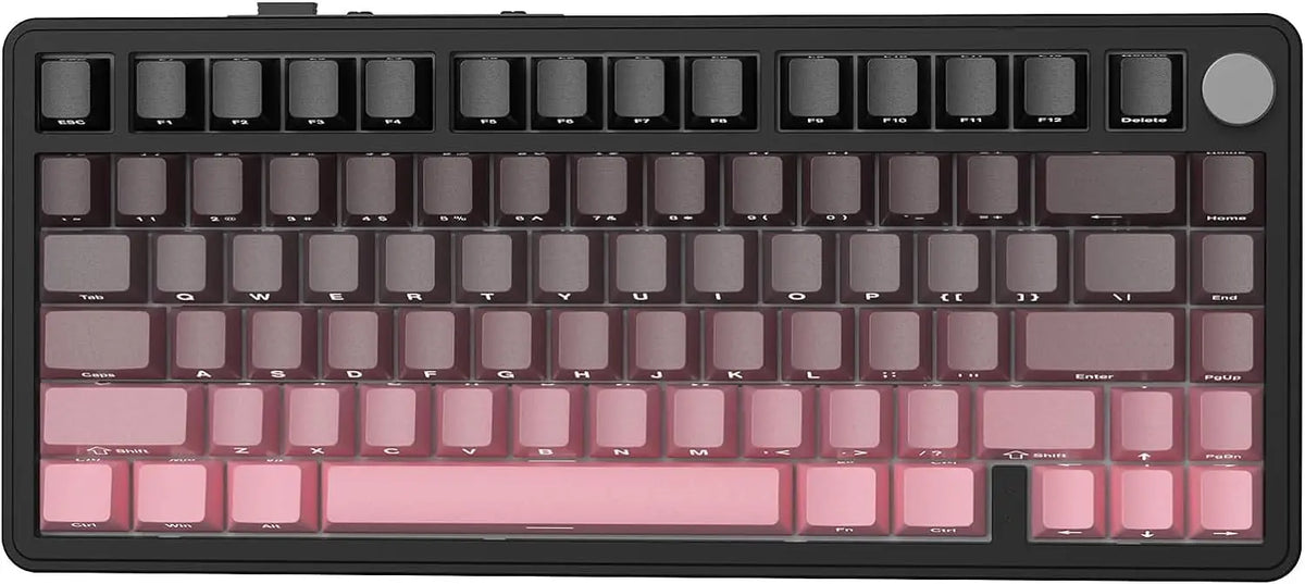 ATTACK SHARK X85 Wireless Mechanical Gaming Keyboard,TKL 82 Keys,Gasket Structure,Knob,RGB Hot Swappable Custom Keyboard