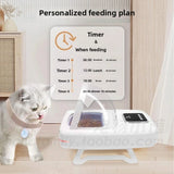 Microchip Pet Feeder, Automatic Cat Feeder with Infrared Sensor, Timed Feeder for Multiple Cats, Anti-Sneak Eating