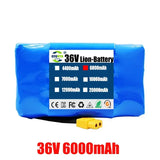 36V 7Ah Battery Hoverboard Rechargeable Li-ion Battery Pack Li-ion Cell for Electric Self Balance Scooter Hoverboard Unicycle