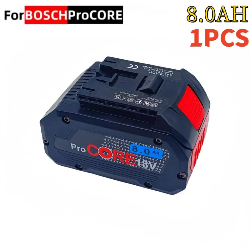 18V 21700 Rechargeable Battery 18V 8.0AH/12.0AH High-Power Suitable for Bosch Tools BAT609 BAT618 GBA18V 21700
