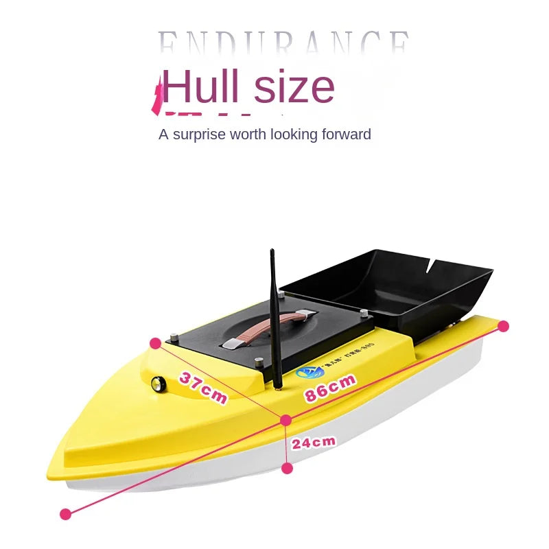 Factory  Sonar Yuerlang S90 Brushless Big Nesting Bait Boat 12V High Power GPS Automatic Return Plastic 6kg Load