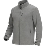 Pioneer Camp Fleece Jacket Men Full Zip Polar Lightweight Windproof Casual Soft Warm Outwear Outdoor Coat with Chest Pocket