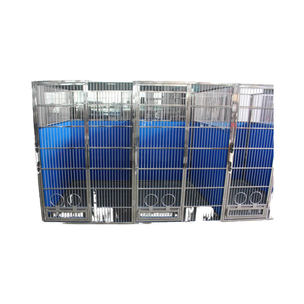 Customized Indoor/Outdoor Stainless Steel Dog Kennel Boarding Kennels Pet Cages For Home Farm Livestock Use