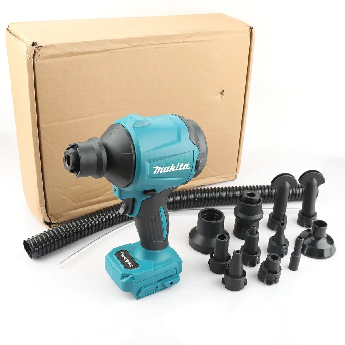 Makita DAS180Brushless Cordless Air Blower with Nozzle Multifunction Dust Removal Gun Dusting Machine&Inflator Tool for Cleaning