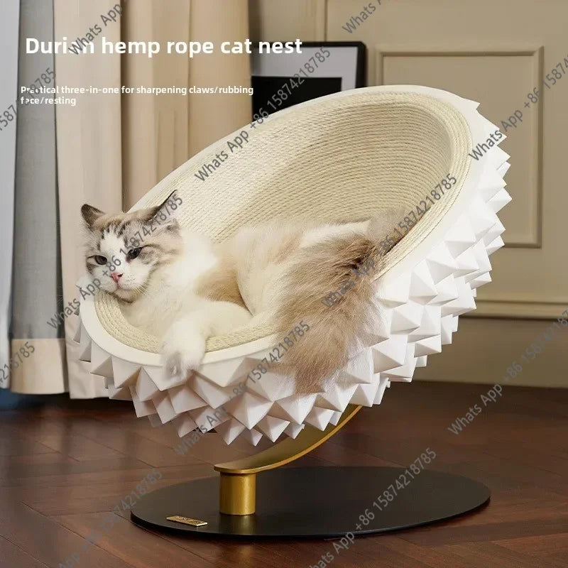 B Durian Cat Litter Cat Scratching Board Grinding Claw Cat Rocking Chair Pet Products Nest Oversized Sisal Scratchers Furniture