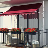 Awning Folding and Telescoping Canopy Rainproof Eaves Balcony Courtyard Household Rainproof and Sunscreen Tent  Canopy Tent
