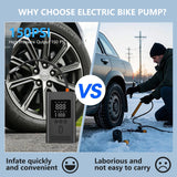 1500A Jump Starter Q9L with Air Compressor 150PSI Digital Tire Inflator Car Charger Booster Starting(9.0 Gas/6.5L Diesel)