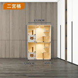 Cat cage villa solid wood household  display cabinet custom  cabinet  house pet store foster breeding three-layer  h