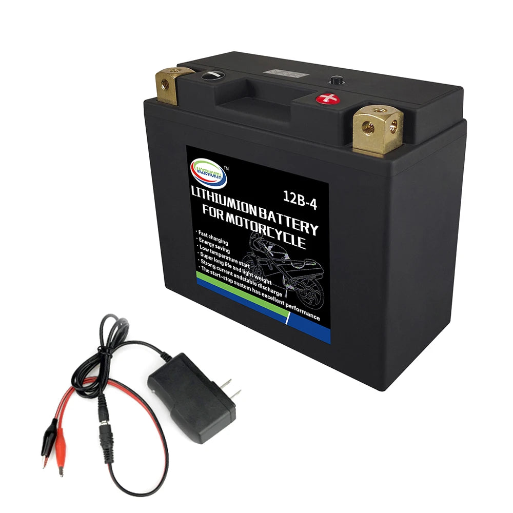 Motorcycle Battery 12V LiFePO4 Lithium Phosphate Ion with BMS Voltage Protection For BMW,Halley, Augusta,KTM,Honda,Suzuki,Yamaha