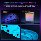 Creality 3D Scanner CR-Scan Raptor 0.02 mm Accuracy Multiple-line Blue & NIR Consumer 3D Scanner Scanning Up to 60FPS Scanning