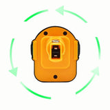 12V 12800mAh High Capacity Tool Battery Compatible with DE9074 DC9071 DE9037 DE9071 DE9075 DW9071 DW9072 DW9074 DC727 DC756 DC91