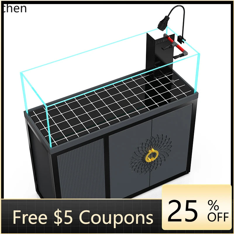 LYY   Grass Tank Bottom Filter Aquarium Household Dry Wet Glass Stream
