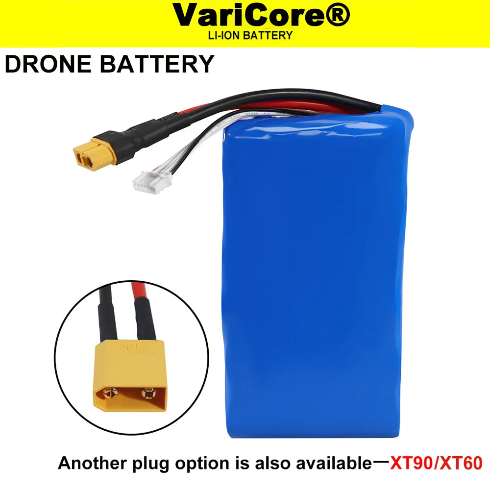 22.2V/25.2V/18V 8000mAh 10C High-rate Drone Lithium Battery Pack XT60/XT90/T Plug Can Be Customized