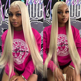 HD Transparent 613 Blonde Straight 200 Density 13x4 13x6 Lace Front