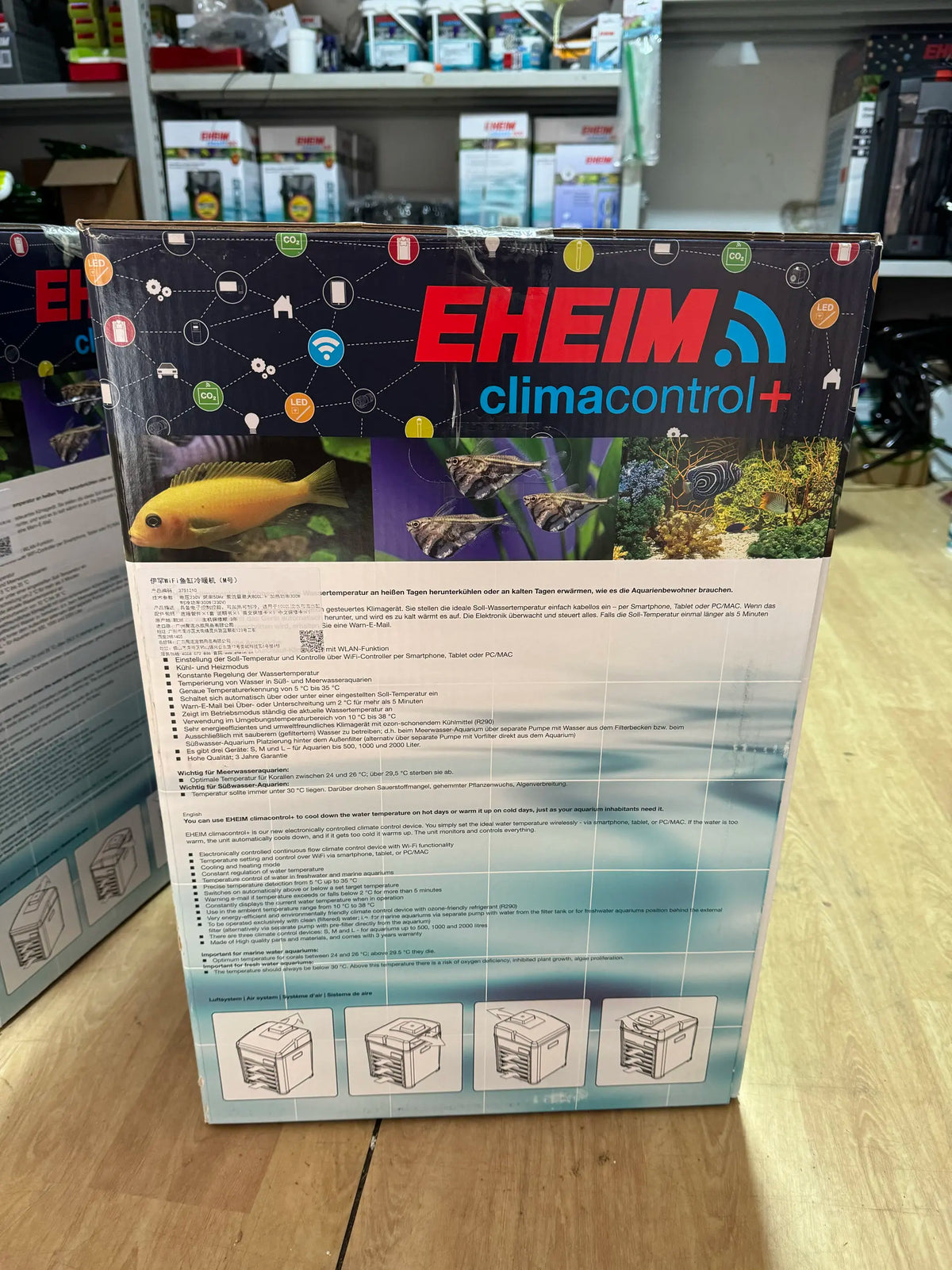 Eheim Chiller/Heater M1000 Aquarium Cooling with Wireless Control | Smart Management | For Fresh & Saltwater
