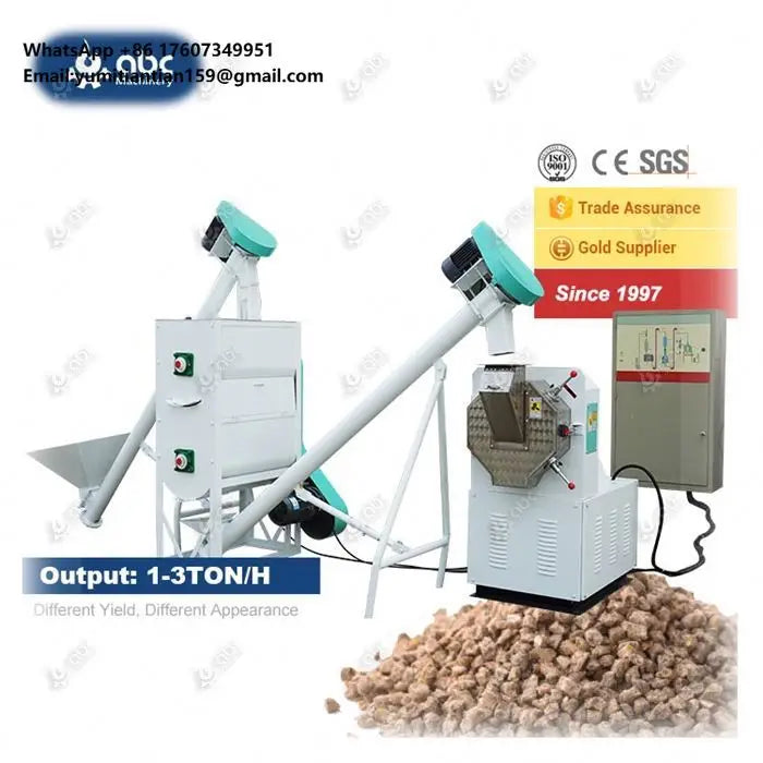 Strong Power Animal Poultry Cow Turnkey Cattle Feed Plant for Processing Manufacturing Grass Chicken,Broiler,Livestock Fodder