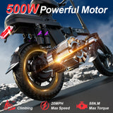 UPlee GS5 500W Peak Motor Electric Bike 48V15AH Removable Battery Electric Bicycle 14Inch Folding Multiple Shock Absorbers E-Bike
