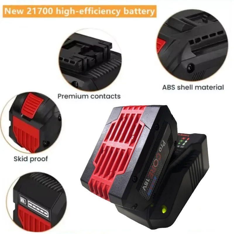 18V ProCORE Premium Series Replacement Battery 21700 Cell Compatible with BAT609 BAT618 GBA18V10.0Ah for Power Tools