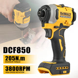 DeWalt DCF805 & DCD850 20V MAX Lithium - Ion Brushless Combo Kit - 2 - in - 1 Cordless Screwdriver & Impact Drill with Tool Bag