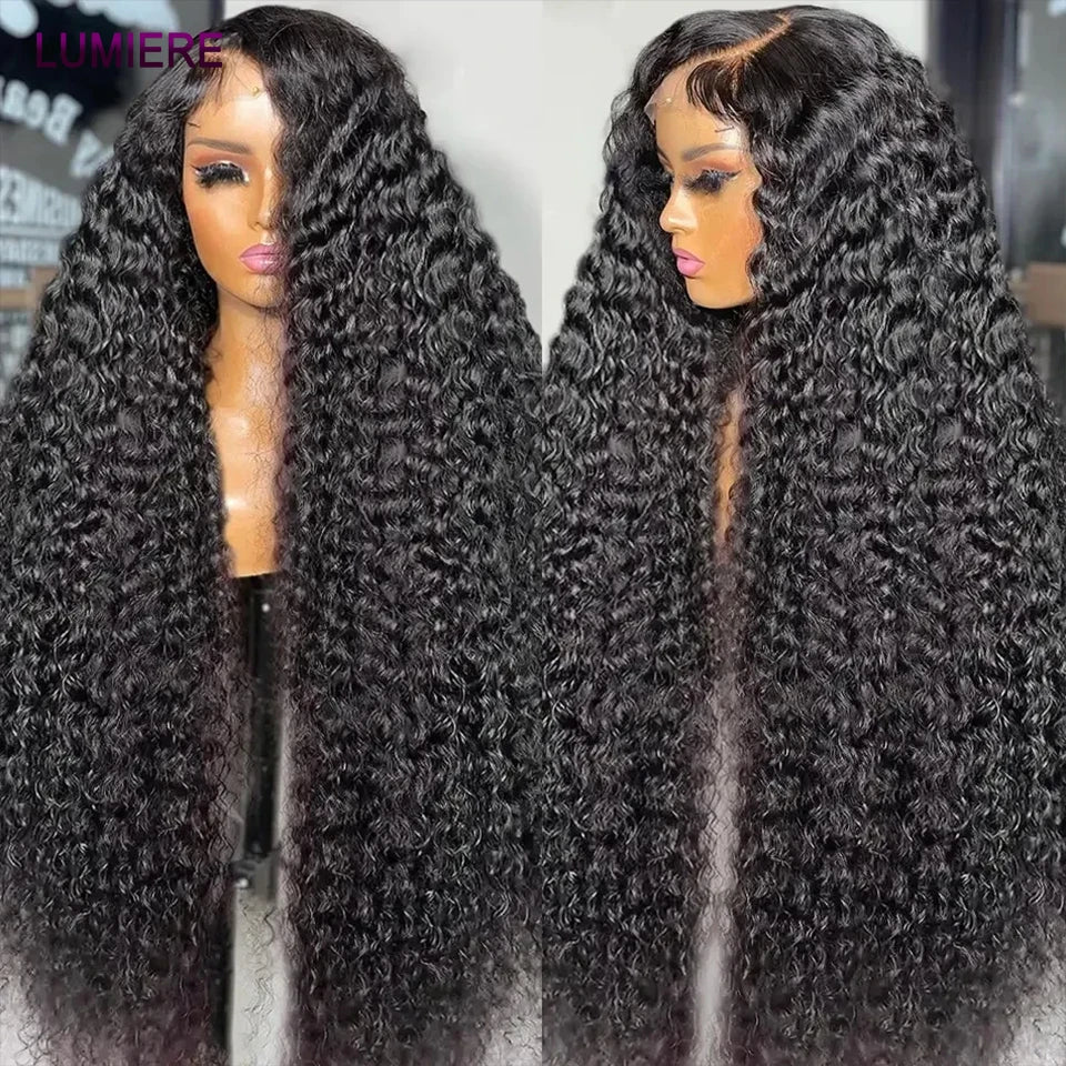 8-40" Afor Kinky Curly Human Hair 3/4 pcs Bundles Deal Brazilian Raw Hair Weave Bundle Virgin Human Hair Extensions Double Weft