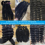 12A Deep Wave Bundles Human Hair Brazilian Remy 30 32 Inch Raw Curly