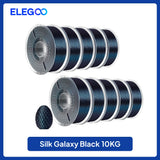 ELEGOO 5KG/10KG 1.75mm Silk PLA Filament,3D Printer Filament 1kg Gold Silver Fits for Most FDM 3D Printers