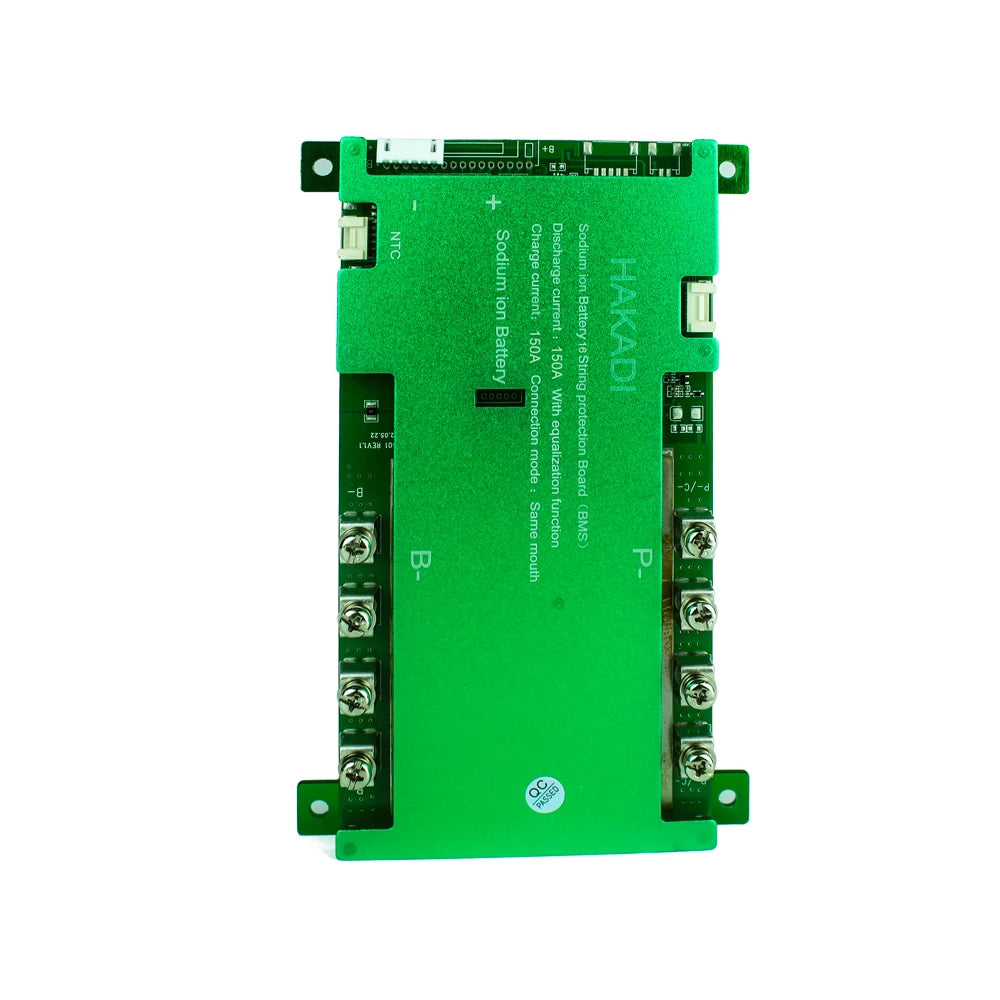 HAKADI Sodium-ion BMS 4-16S 50A 100A 150A 200A Bluetooth BMS For DIY Na-ion Battery Pack For Solar System Boat RV