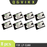 QGVIKX LP E6NH Compatible with Canon EOS R7 7.4V 2600mAh POWER BATTERY CAPACITY 19.24Wh 2-Pack Battery and Triple Slot Charger