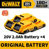 100% Original Dewalt 20V Battery 2AH 9AH Li-Ion Replacement Battery Charger Combo DCB202 DCB609 DCB209 DCB206 Power Tool Battery