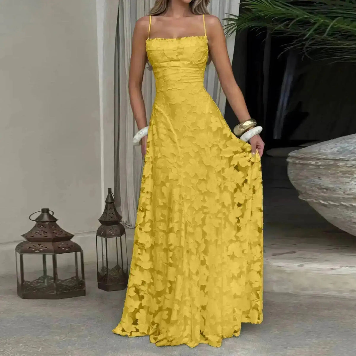 Giyu Sexy Evening Party Dresses Women 2026 Summer Beach Backless Bandage Maxi Long Dress Big Swing Jacquard Holiday Wedding Robe