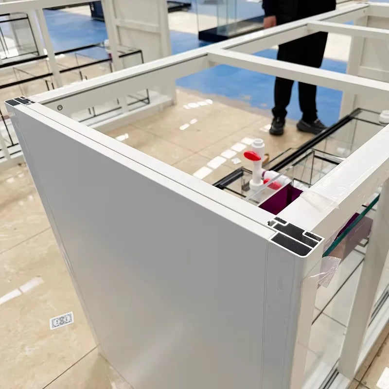 All-in-One AquariumCustomized Rectangular Aluminum Profiles, Ultra-clear Glass, Metal Material, Environmentally Friendly, Large