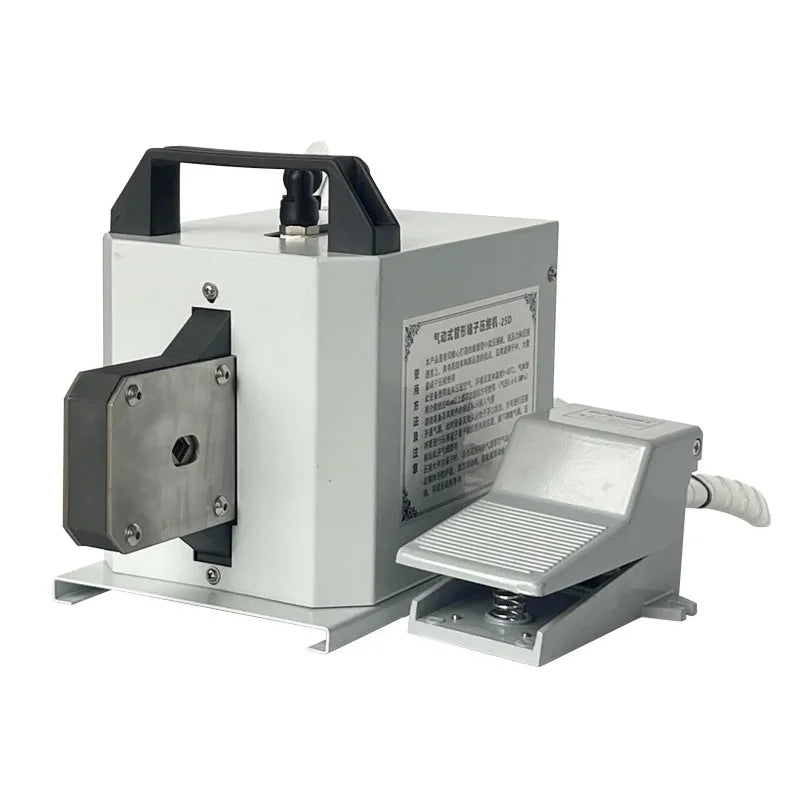 0.8-25mm² Pneumatic Tube Terminal Crimping Machine Insulated Terminal Cold Crimping Clamp Quadrilateral Crimping Machine