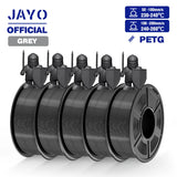 JAYO PETG Filamanet 1.75MM 5Rolls/set 3D Printer Filament PETG Neatly Wound 3D Printing Material For FDM 3D Printer