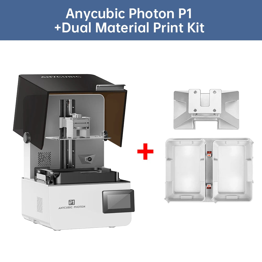 ANYCUBIC Photon P1 14K Mono SLA LCD Resin 3D Printer Leveling Free With Dual Rail+Ball Screw Printing Size 223*126*230mm