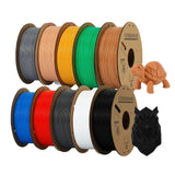 KEEPANG PLA Filament 1.75mm 3D Printer Filament 5/10Rolls 3D Printing Plastic Material 100% No Bubble for FDM 3D Printer MIX