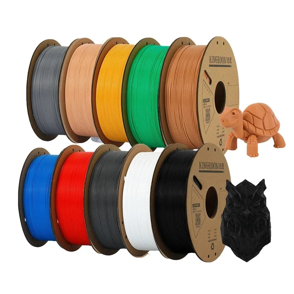 KEEPANG PLA Filament 1.75mm 3D Printer Filament 5/10Rolls 3D Printing Plastic Material 100% No Bubble for FDM 3D Printer MIX