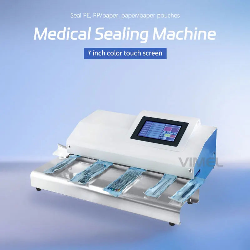 Dental Laboratory Fll Automatic Sealing Machine With 7 Inch  LCD Screen Sealer Packaging Machine Medical Sterilization Equipment