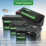 VariCore 12V/24V/36V/48V 360Ah 340Ah 180Ah 100Ah 120Ah LiFePO4 Battery for 4s 8s 10s 16s Solar Touring Car Golf Cart Duty-free