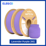 ELEGOO Matte Filament PLA 1KG for FDM 3D Printer PLA Elegoo 3D Printer Filament Dimensional Accuracy +/- 0.02mm