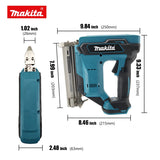 Makita 18V Wireless Nail Gun 20-30mm Nail Capacity for DIY Woodworking Projects Power Tool Kit