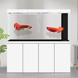 All-in-One AquariumHighaluminum Alloy Fish Tank Large Living Room Aquarium Ultra-clear Glass Home Room Divider Bottom Filter No