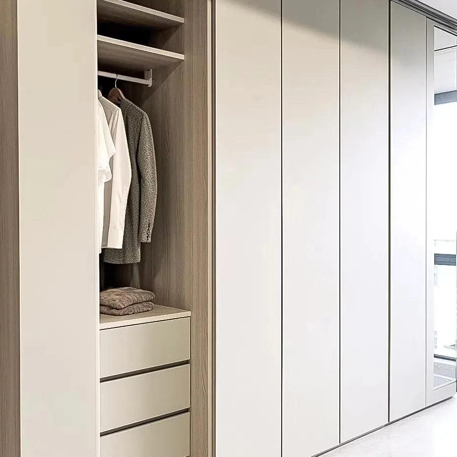 Any Size Custom Zero Formaldehyde Eco Honeycomb Aluminum Alloy Wardrobe Bedroom Home Luxury Bed End Cabinet Multi Storage Sturdy