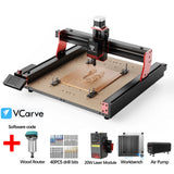 Twotrees 3-Axis/4-Axis CNC Router Milling Cutting Machine TTC450 PRO  Jewelry Engraver For Wood Acrylic PCB PVC MDF Metal