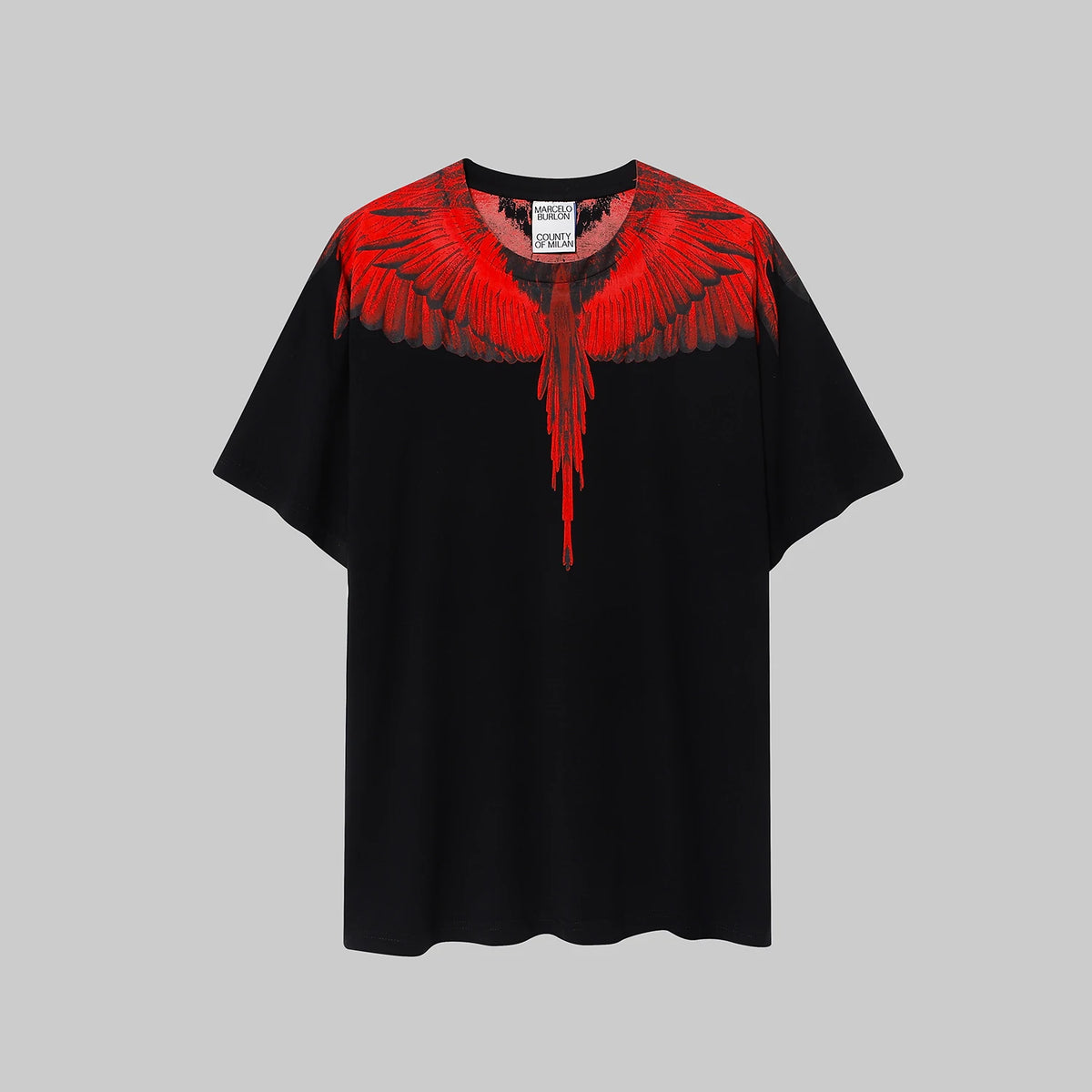 Men Women MB Brand Wings Print Marcelo Burlon Top Quality Short Sleeve T-Shirts Quick-Drying T-Shirt Sports Casual Y2K Street
