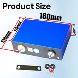 1-32pcs New Lifepo4 Battery Grade A 3.2V 100Ah 105Ah 12V 24V 48V 4000 Cycles Solar Lithium Iron Phosphate Rechargeable Battery
