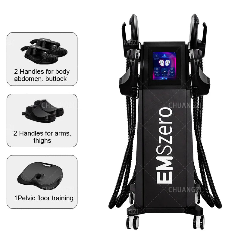 EMSzero15 Tesla 6500W NEO Fat BodySlimming Burning Muscle Nova EMS  Sculpting Electromagnetic StimulateSculpt Therapy Machin
