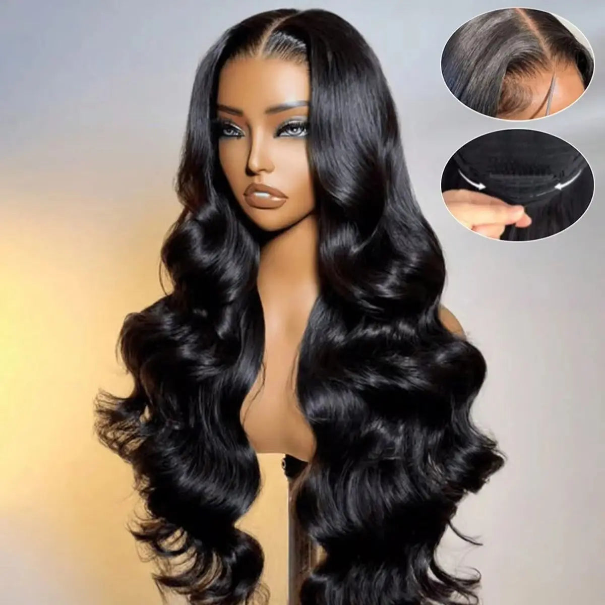30 Inch 13x6 HD Transparent Lace Frontal Wigs Body Wave Human Hair 13x4 Lace Front Wig 5x5 Glueless Closure Wigs For Women